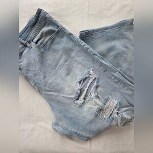 Rue21 Light Blue Distressed Boyfriend Jeans